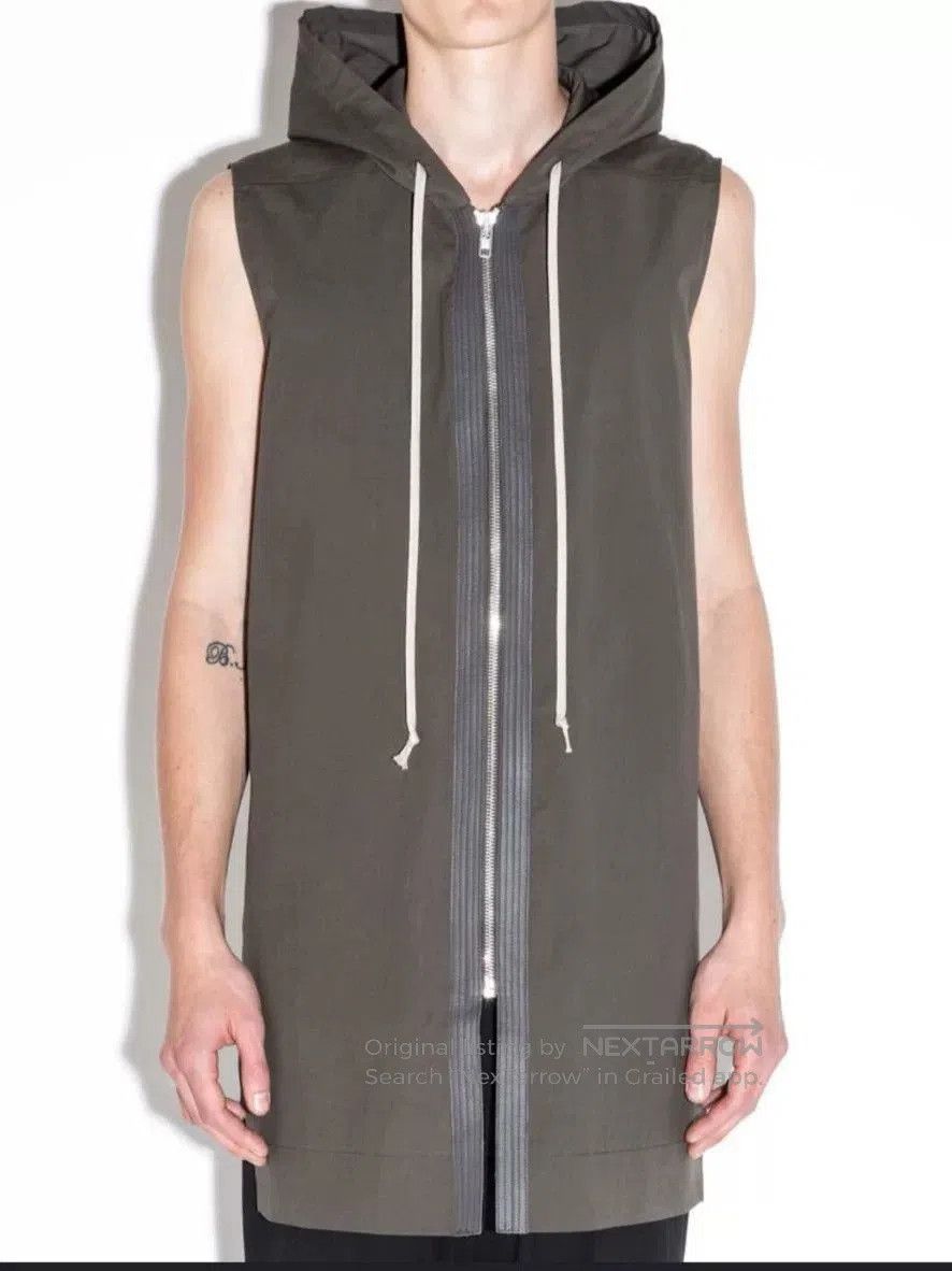 Rick Owens Rick Owens Zip Hooded Vest Jacket. Size US S / EU 44-46 / 1 - 1 Thumbnail