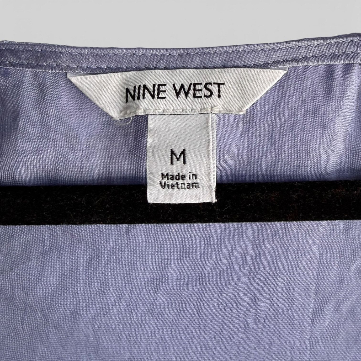 Nine West Nine West Lilac Satin Lace Trim Cami Tank Top Y2K Lingerie M Size M / US 6-8 / IT 42-44 - 4 Thumbnail