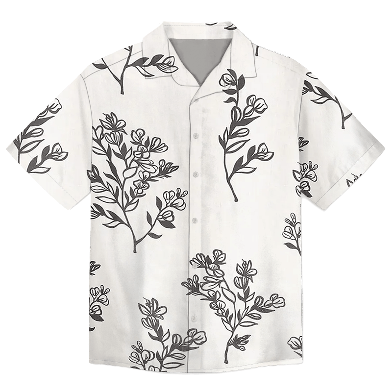 Designer × Vintage Jean Floral Bowling Shirt | Vintage Floral Street Style Size US L / EU 52-54 / 3 - 1 Thumbnail