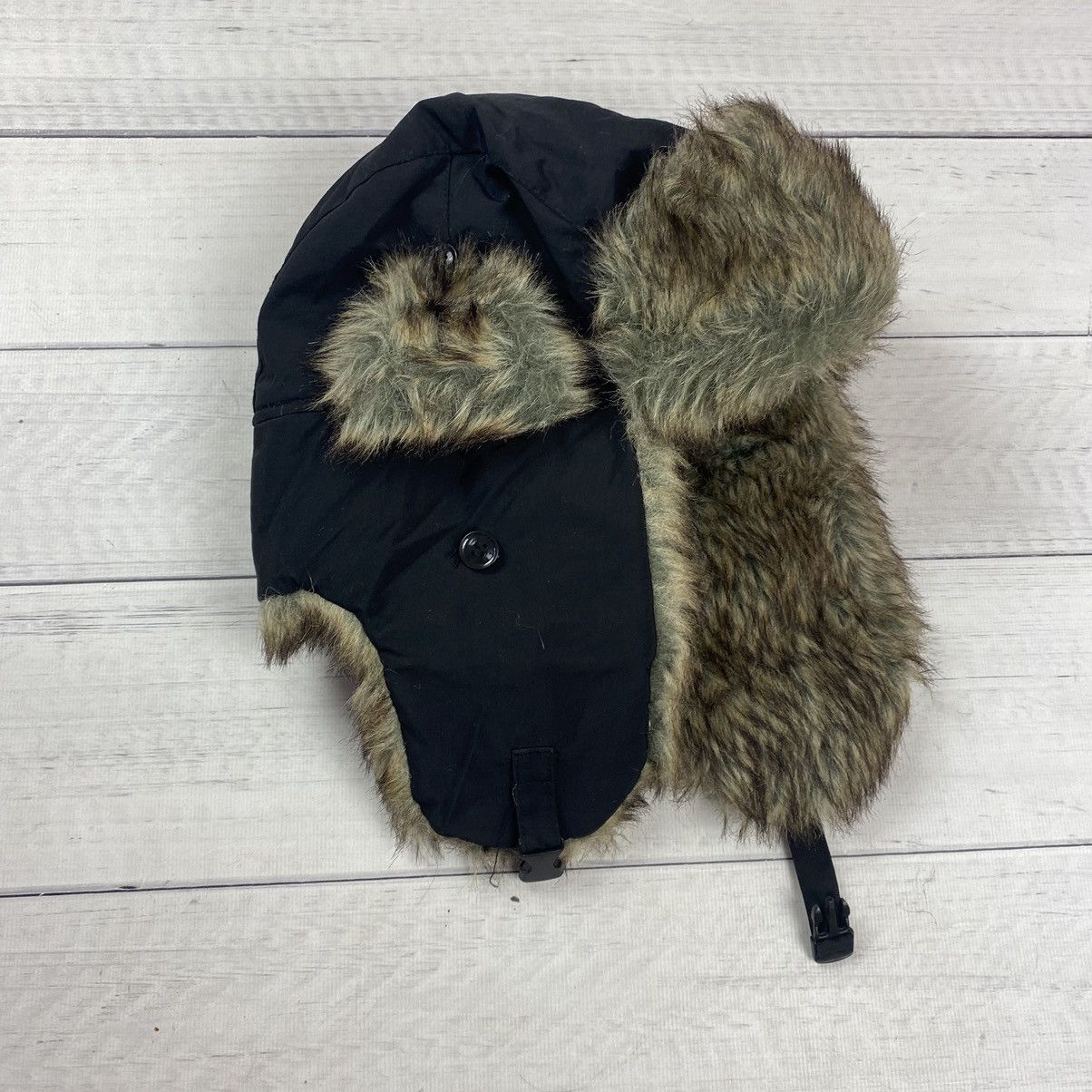 Other Y2K HYPE FUZZY MOHAIRE AVIATOR USSR USHANKA HAT Size ONE SIZE - 3 Thumbnail