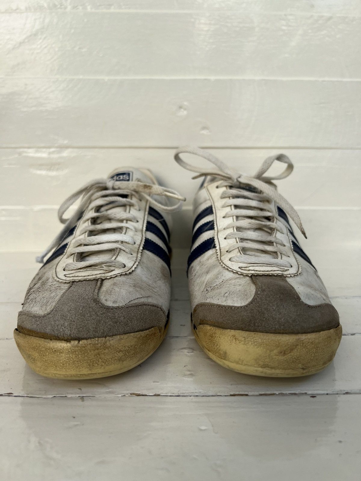 Adidas Rare Vintage Adidas ROM 70s Leather Sneakers Made in Canada Size US 9.5 / EU 42-43 - 2 Thumbnail