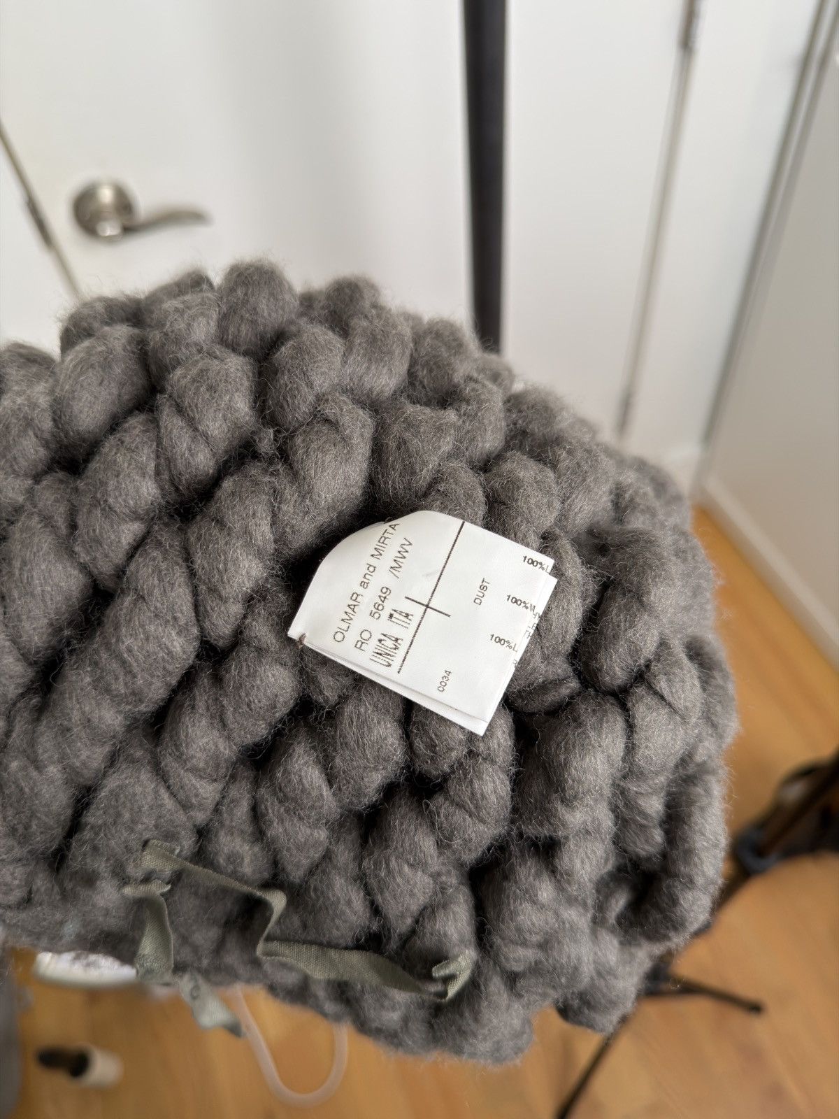 Rick Owens AW07 EXPLODER Chunky-Ribbed Beanie Size ONE SIZE - 5 Thumbnail