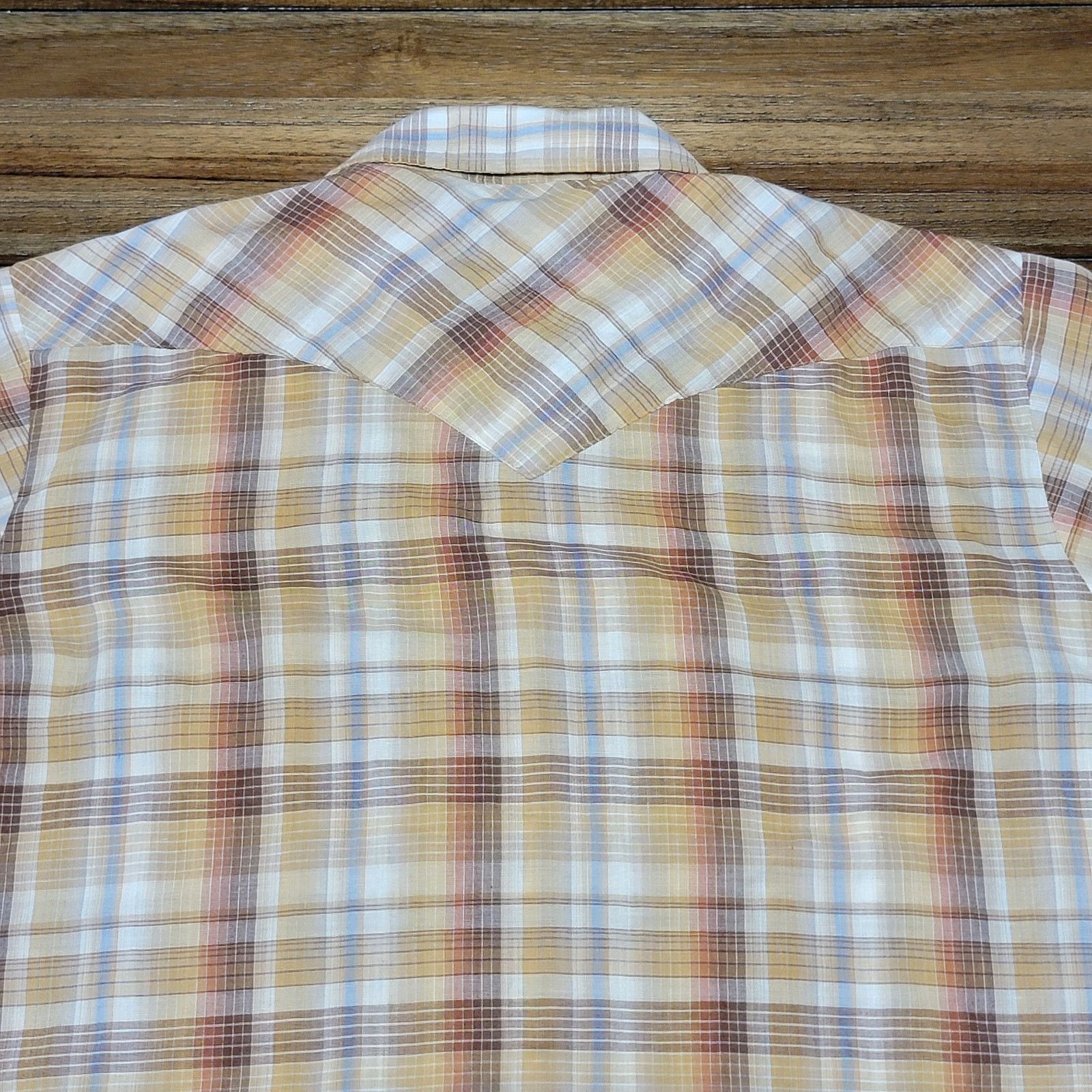 Other VINTAGE Plainsman Classic Western Shirt Pearl Snap -16 1/2 Size US XL / EU 56 / 4 - 4 Thumbnail
