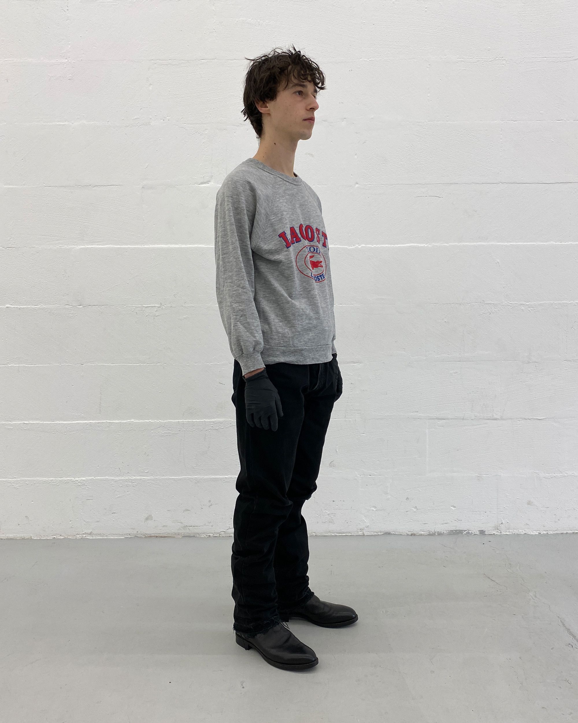 Lacoste Izod 1980s Raglan Logo Crewneck Size US L / EU 52-54 / 3 - 6 Thumbnail