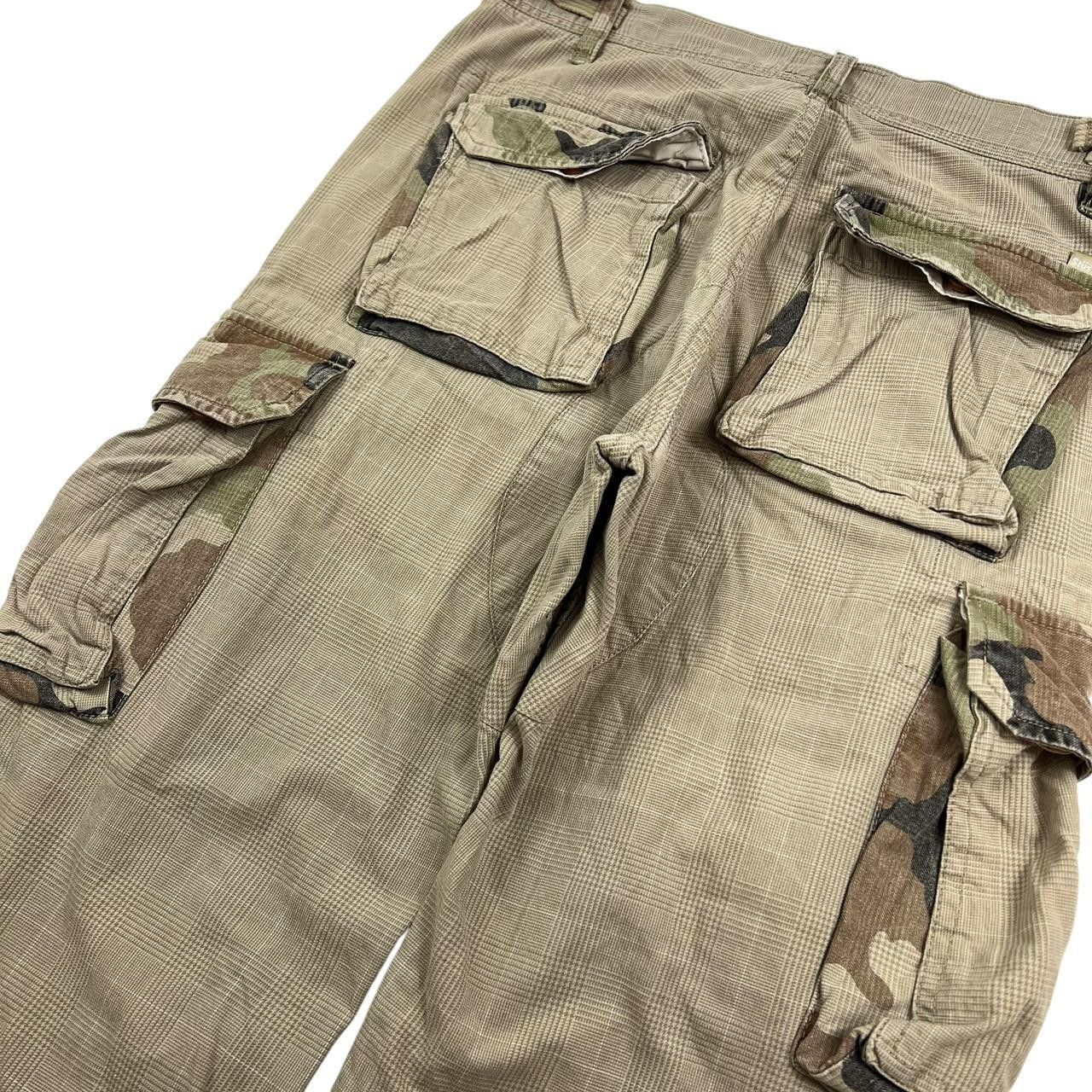 Stussy Vintage 2000s Stussy Camo Cargo Trousers - Waist: 31” Size US 31 - 4 Thumbnail