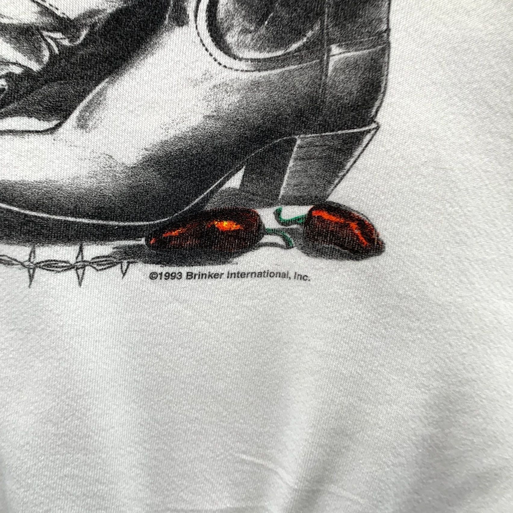 Jerzees VINTAGE Jerzees Sweatshirt Mens XL White Bar Grill Cowboy Boot 90s Made USA Size US XL / EU 56 / 4 - 5 Thumbnail