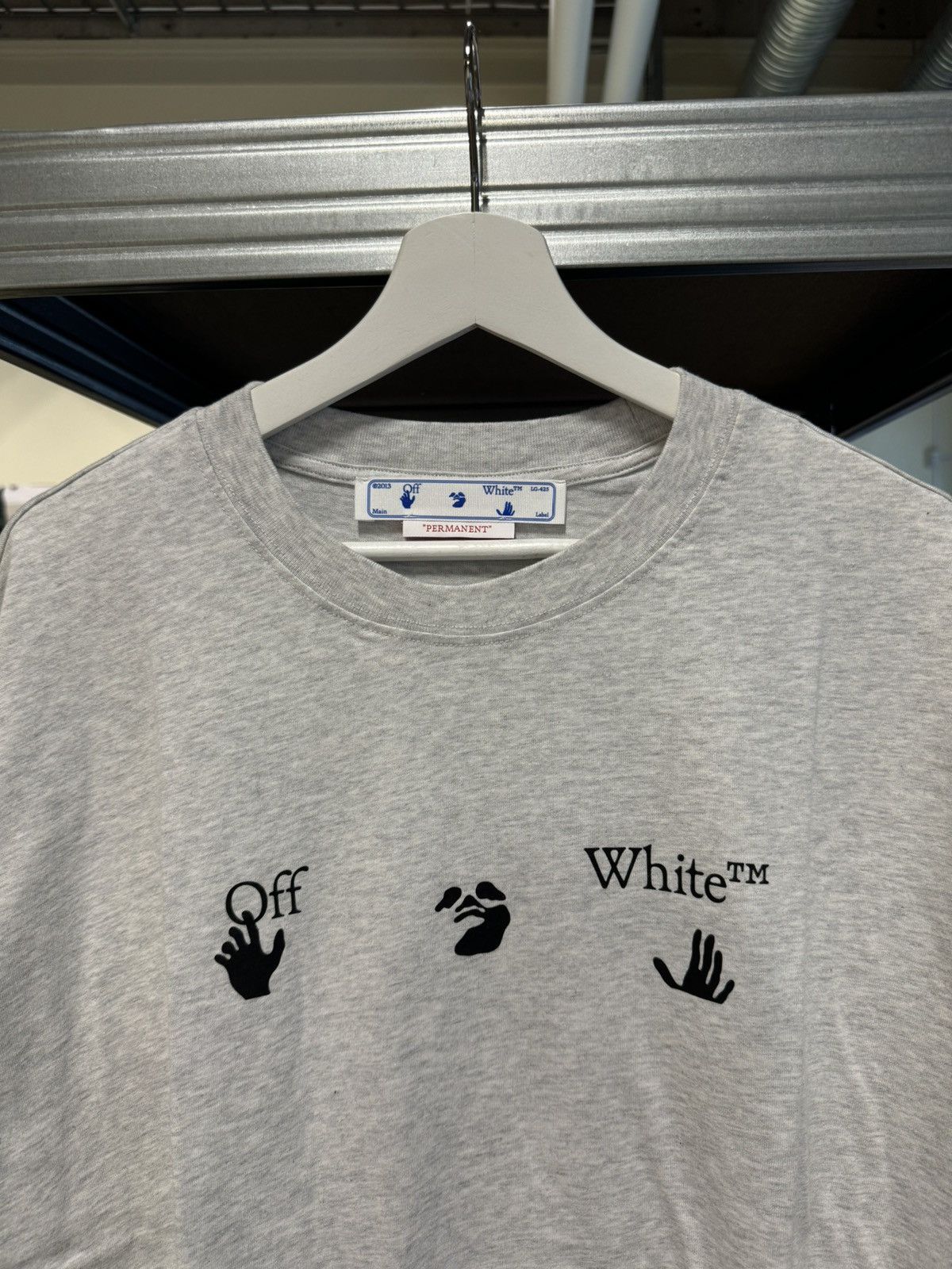 Off-White Off-White Logo T-Shirt NEW 500$ Size US XL / EU 56 / 4 - 3 Thumbnail