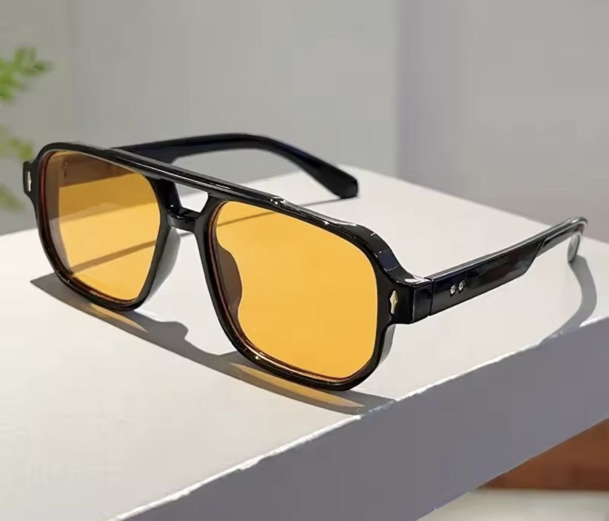 Electric Visual Double Bridges Square Sunglasses Size ONE SIZE - 1 Thumbnail
