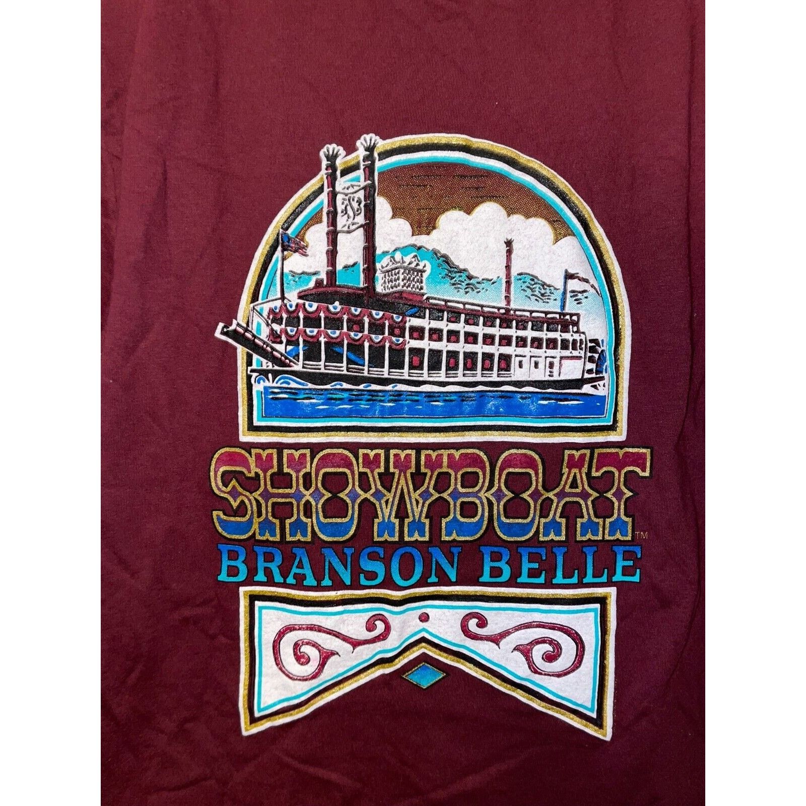 Jerzees Vintage Branson Belle Shirt Showboat Show Boat Tee 90s VTG M Size US M / EU 48-50 / 2 - 6 Thumbnail