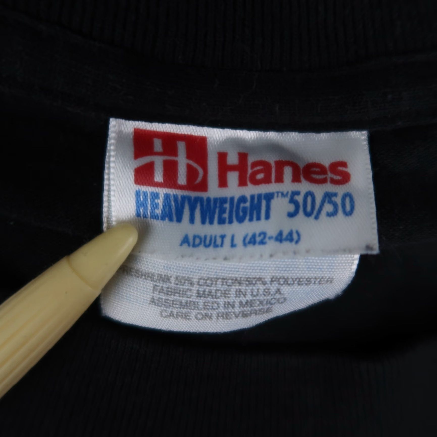 Hanes VINTAGE Hanes T-Shirt Men Black Ricky Martin Vuelive Tour Graphic Print Short Sleeve Crew Neck L Size US L / EU 52-54 / 3 - 6 Thumbnail