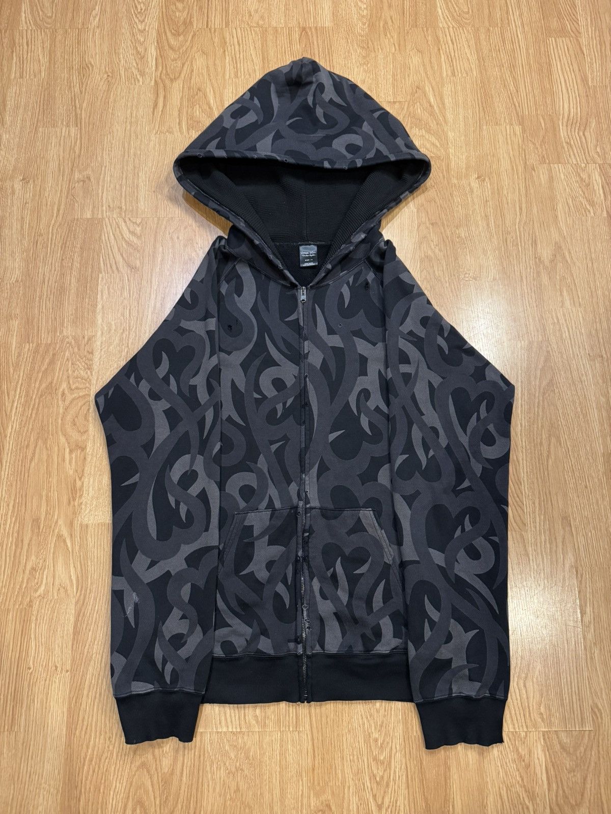 Number (N)ine Number Nine Tribal Hearts Pullover Hoodie / Zip-up