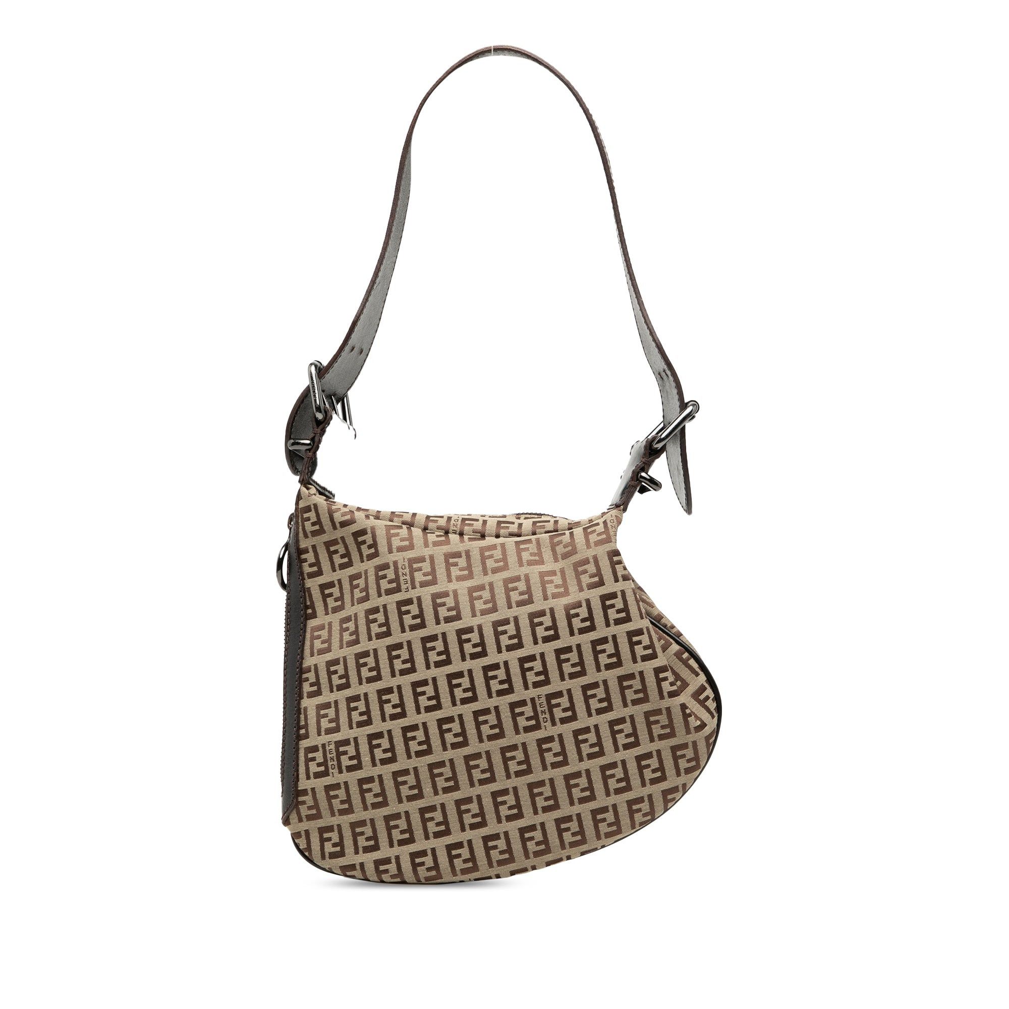 Fendi Zucchino Oyster Shoulder Bag Size ONE SIZE - 1 Thumbnail