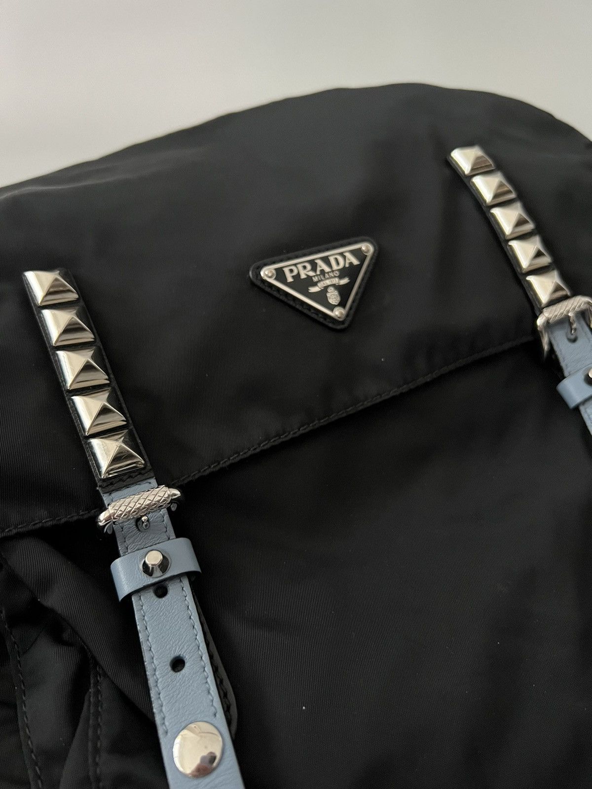 Prada Prada Nylon Vela Studded Belt Bag Size ONE SIZE - 3 Thumbnail