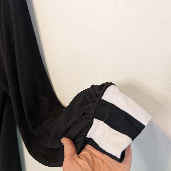 Other Vintage 2X Black Tunic Dress Lettuce Hem Artsy Goth Hallowee Size XXL / US 16-18 / IT 52-54 - 6 Thumbnail