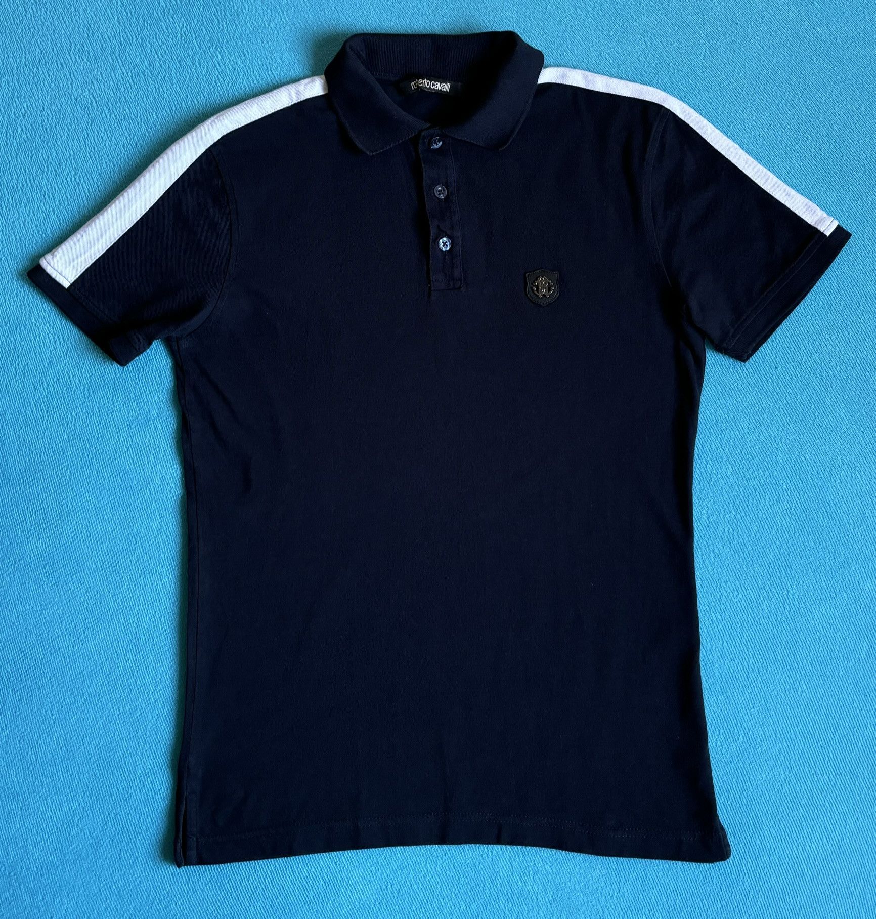 Roberto Cavalli Roberto Cavalli Polo navy blue Size. S Size US S / EU 44-46 / 1 - 5 Thumbnail