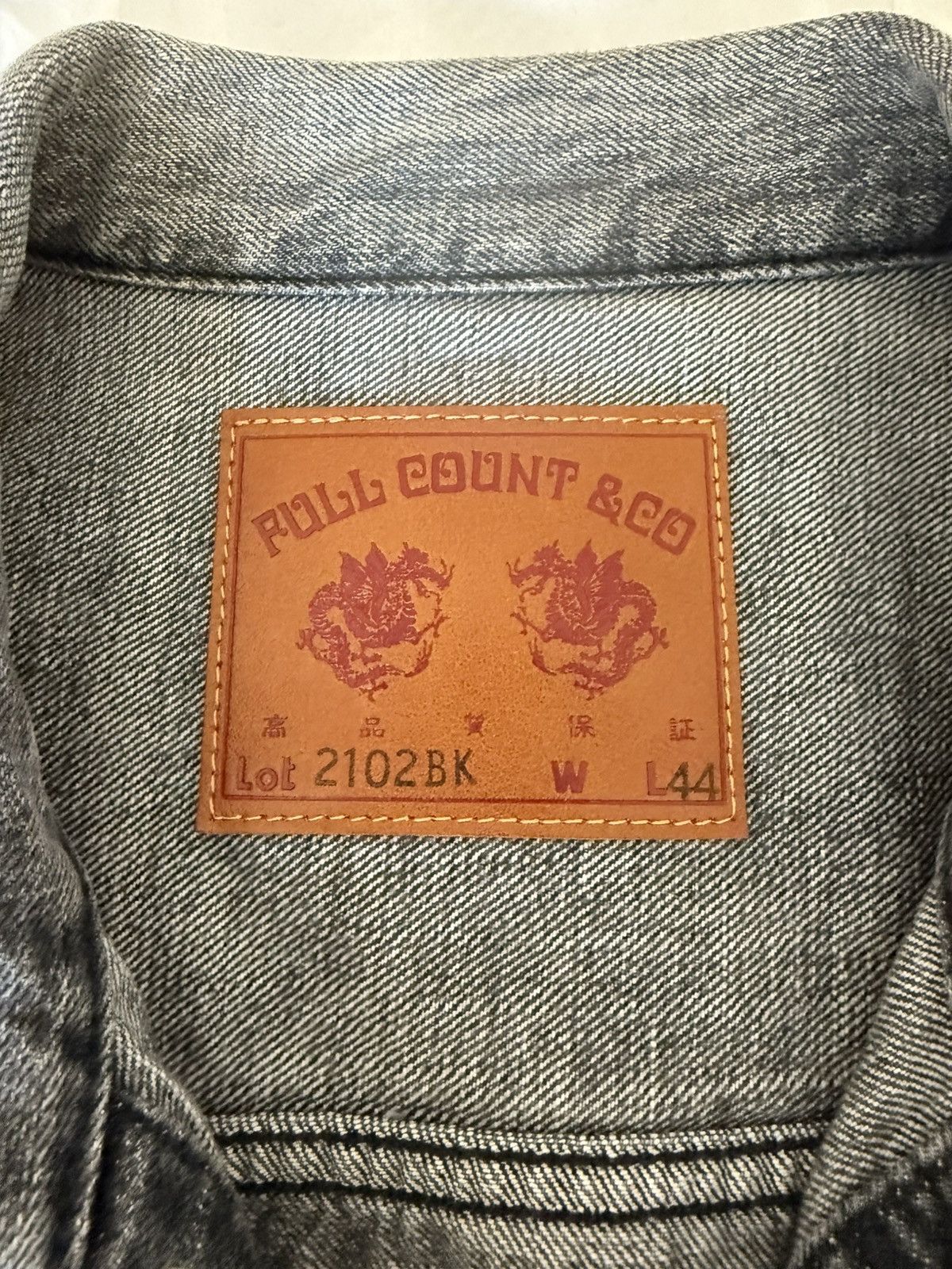 Full Count & Co. Fullcount Type 2 Black Dartford Wash Size US XL / EU 56 / 4 - 3 Thumbnail