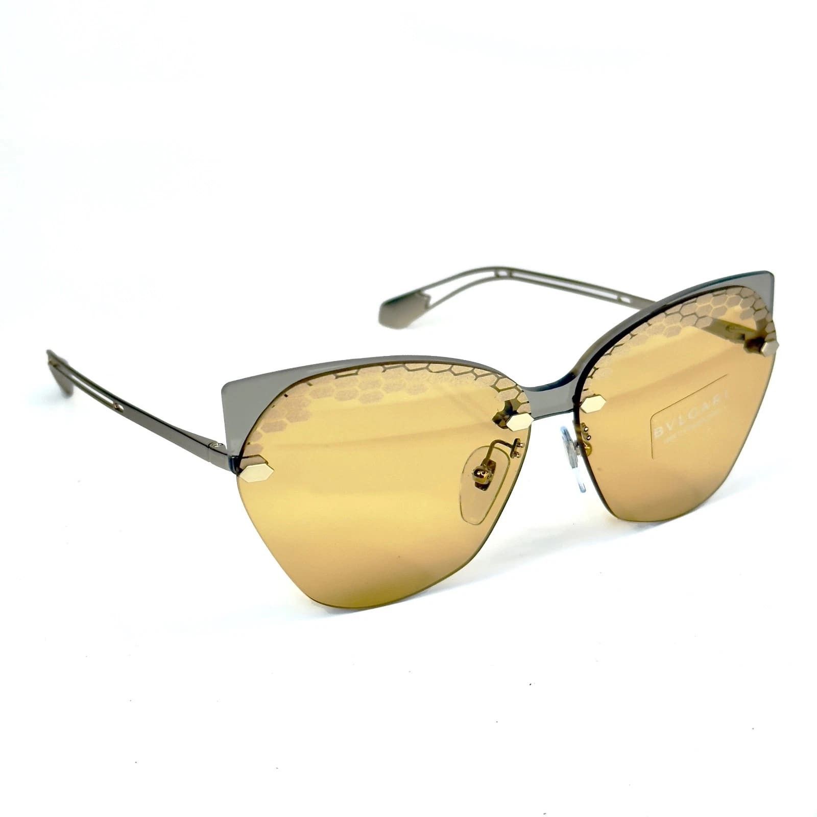 Bvlgari BVLGARI BV6107 6107 SERPENTI Scalesbeat Gold Sunglasses Size ONE SIZE - 10 Thumbnail