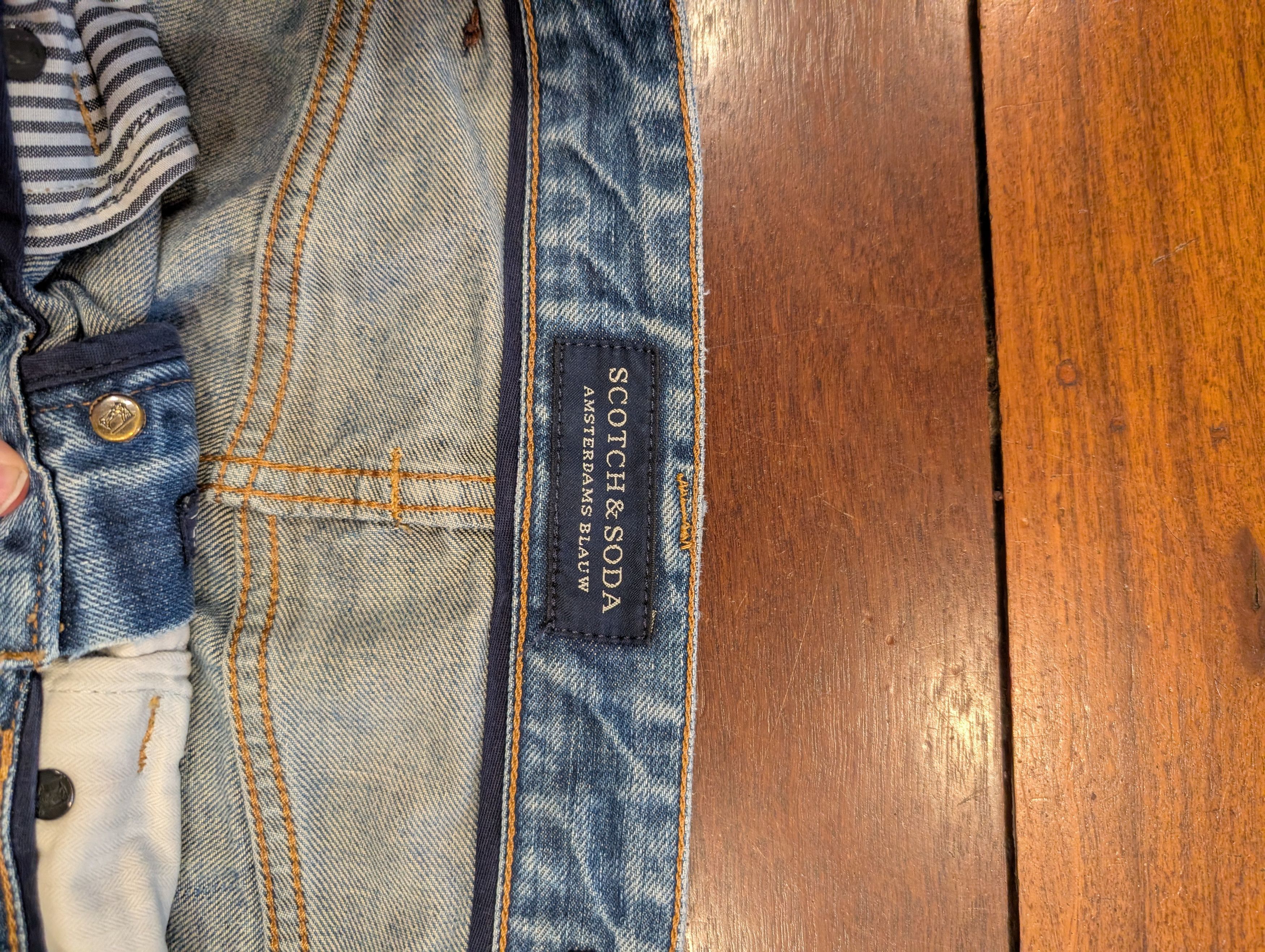 Scotch & Soda Scotch and Soda Denim Jeans Distressed Size US 32 / EU 48 - 3 Thumbnail