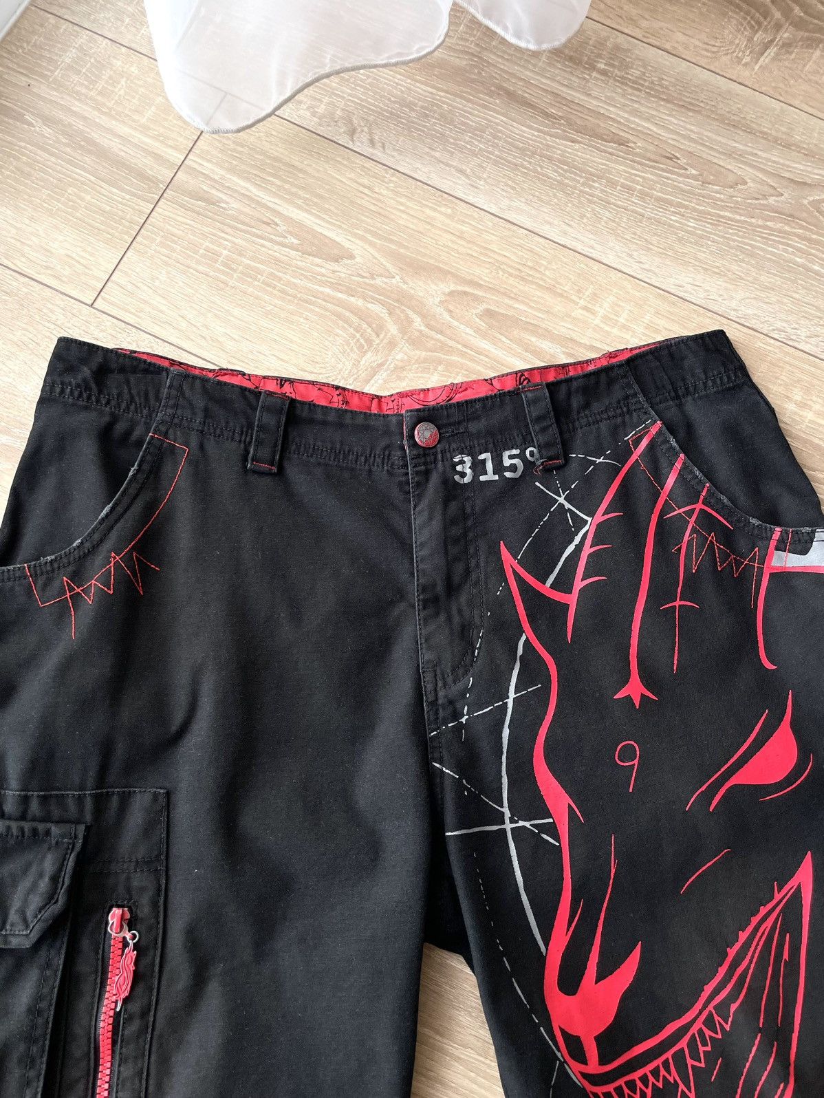 Slipknot Slipknot Big Logo EMP Cargo Shorts Size L Vintage Style Size US 34 / EU 50 - 8 Thumbnail