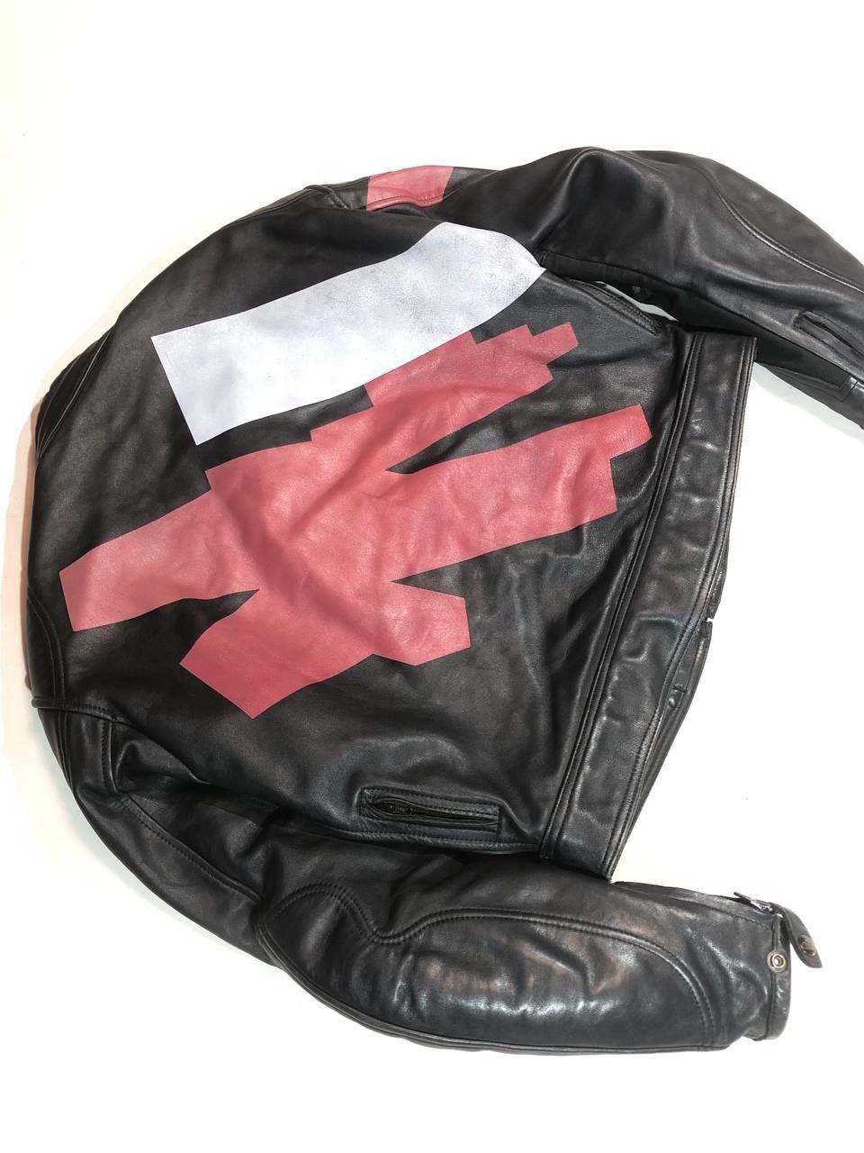 Vintage Krawehl Avangarde Racing Moto Leather Jacket Vintage Size US L / EU 52-54 / 3 - 11 Thumbnail