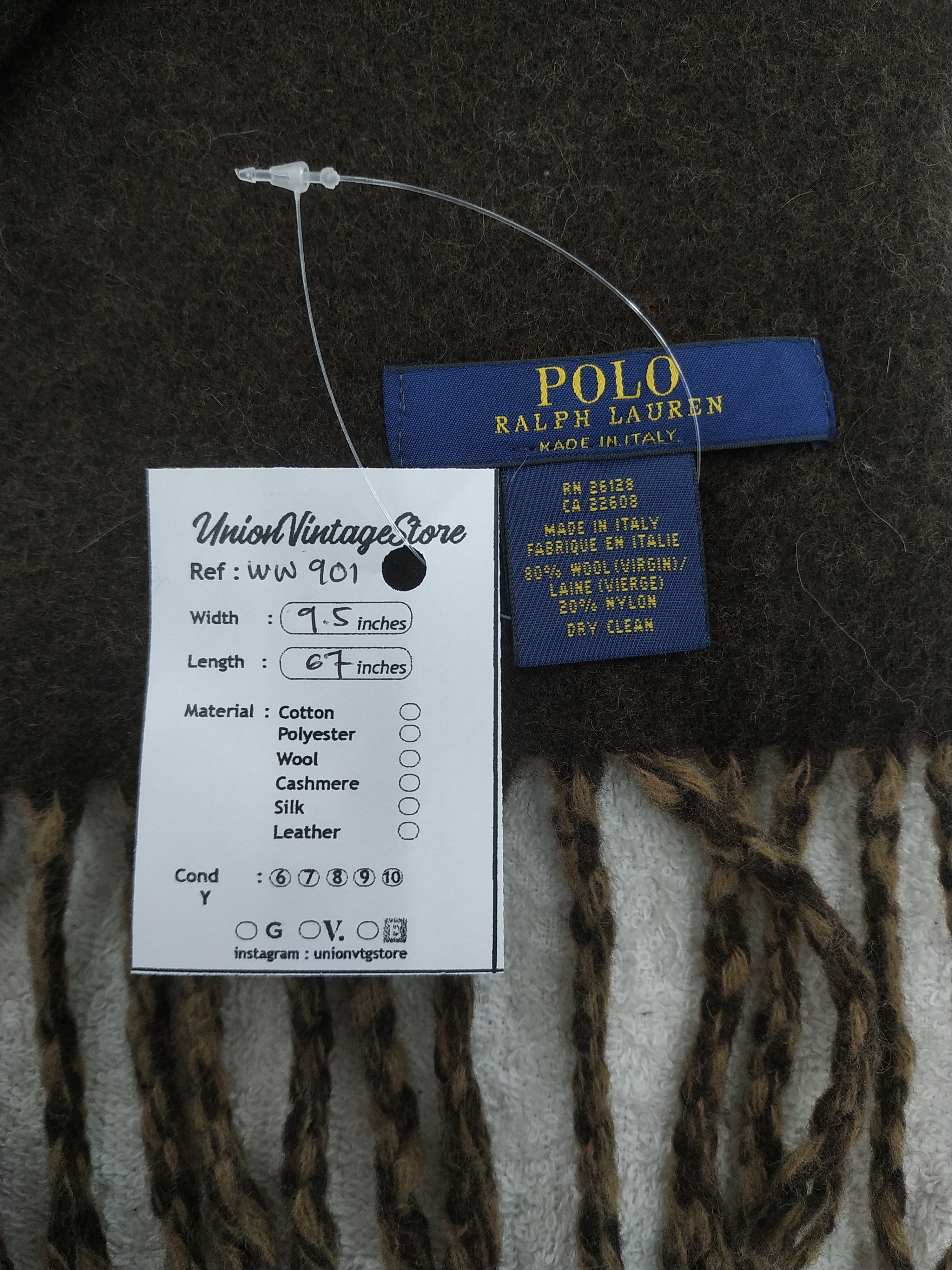 Polo Ralph Lauren × Vintage Polo Ralph Lauren Scarf / Muffler / Neckwear - WW901 Size ONE SIZE - 5 Thumbnail