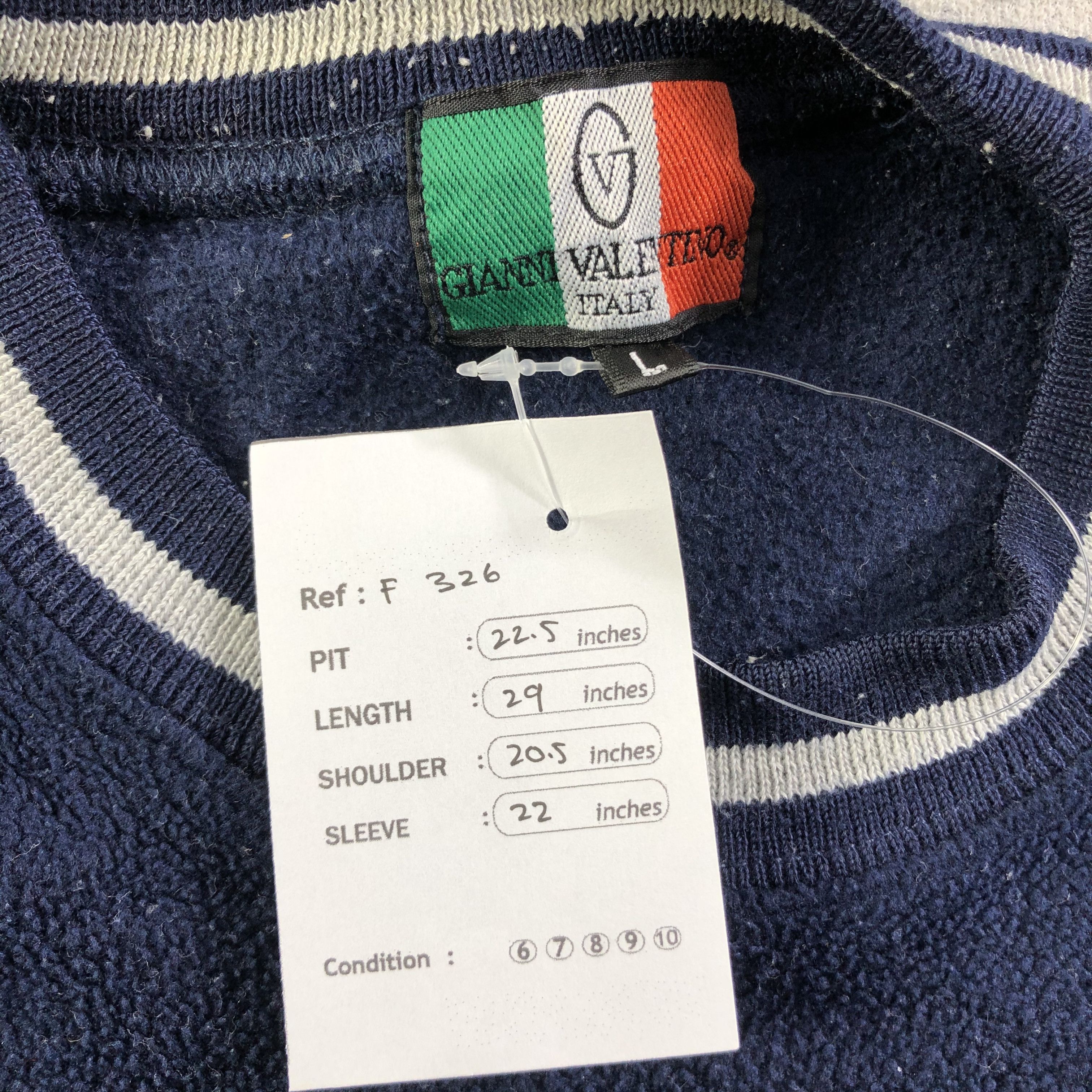 Vintage Vintage Gianni Valentino Fleece Sweatshirt F326 Size US L / EU 52-54 / 3 - 5 Thumbnail