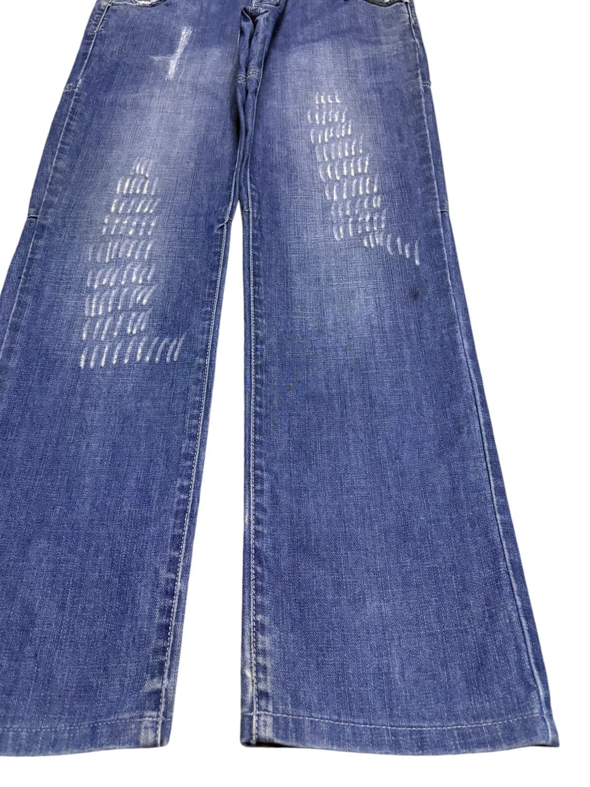 Dolce & Gabbana Vintage Dolce Gabbana Blue Wash Distressed Jeans Size US 33 - 7 Thumbnail