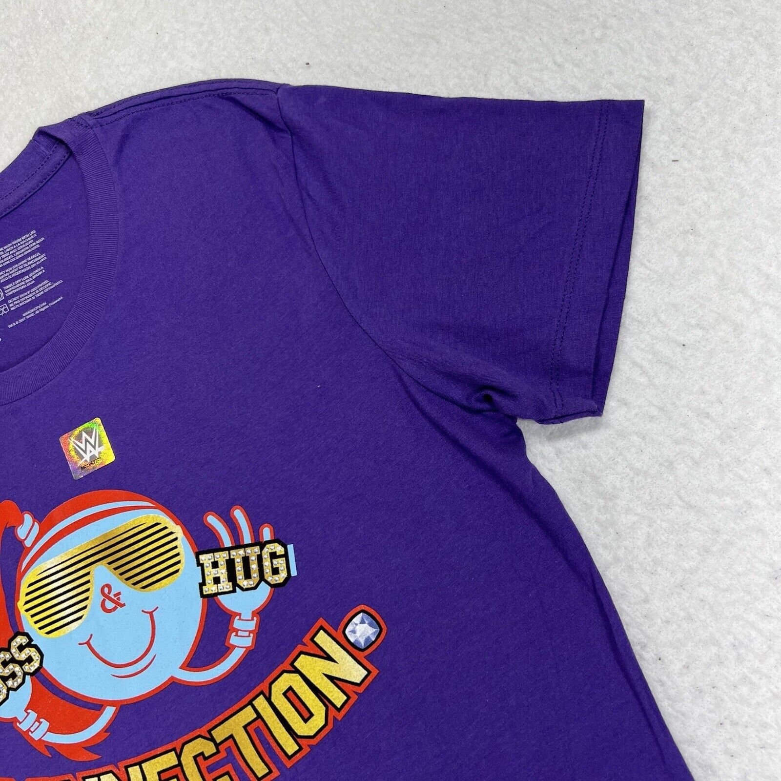 WWE WWE Boss n' Hug XL Purple Short Sleeve Graphic T Shirt NWOT Size XL / US 12-14 / IT 48-50 - 4 Thumbnail