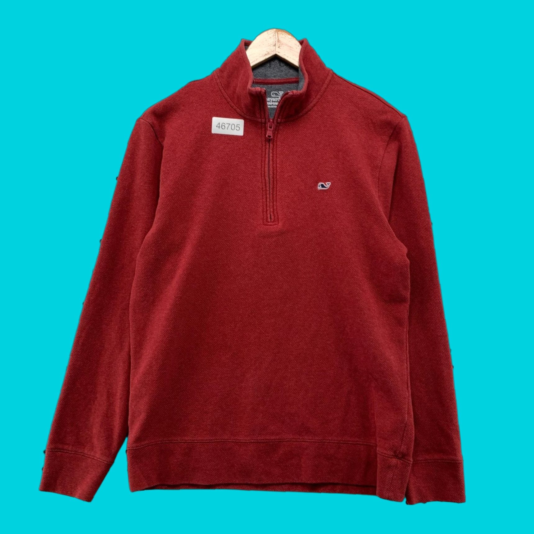 Vineyard Vines Vineyard Vines Performance Sweater Mens Small Red 1/4 Zip Preppy Work Size US S / EU 44-46 / 1 - 1 Thumbnail