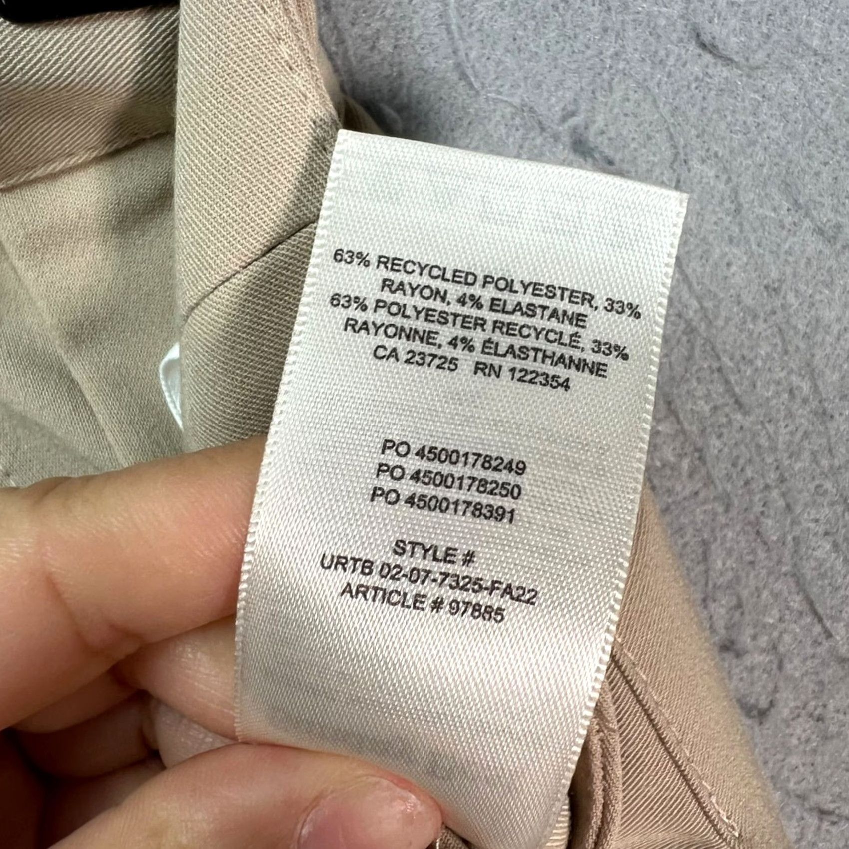Vintage Sunday Best Beige Pleated Mini Skirt Womens 4 Recycled Polyester Blend Wool? No—Polyester Blend Skirt Casual Summer Spring Short 4 Womens Size 27" / US 4 / IT 40 - 4 Thumbnail