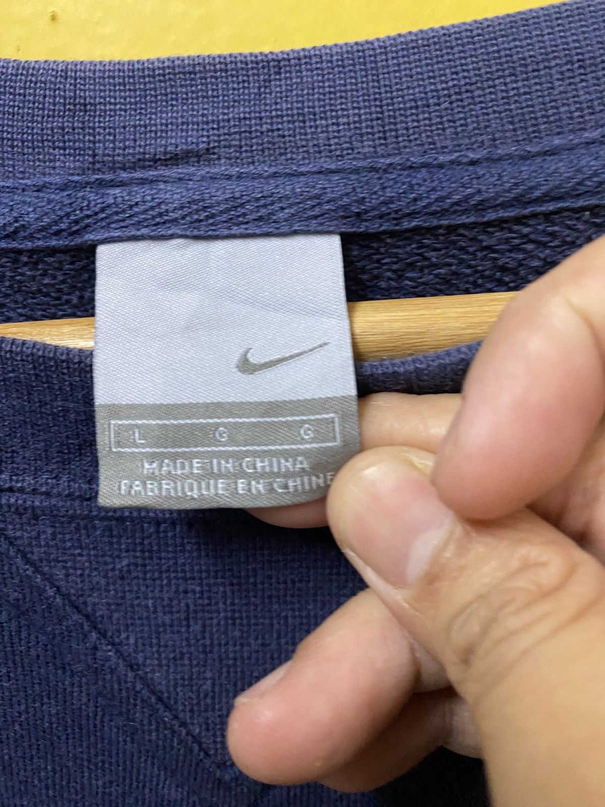 Nike Nike Sweatshirt Crewneck Small Logo Blue Black Size US L / EU 52-54 / 3 - 4 Thumbnail