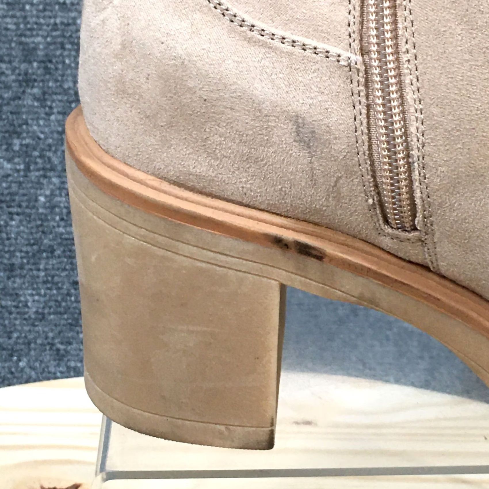 Vintage Universal Thread Katrina Booties Womens 8.5 Brown Boots Katrina Platform Heels Ankle Booties Women Brown Platform Heel Bootie Square Toe? Size US 9 / IT 39 - 5 Thumbnail