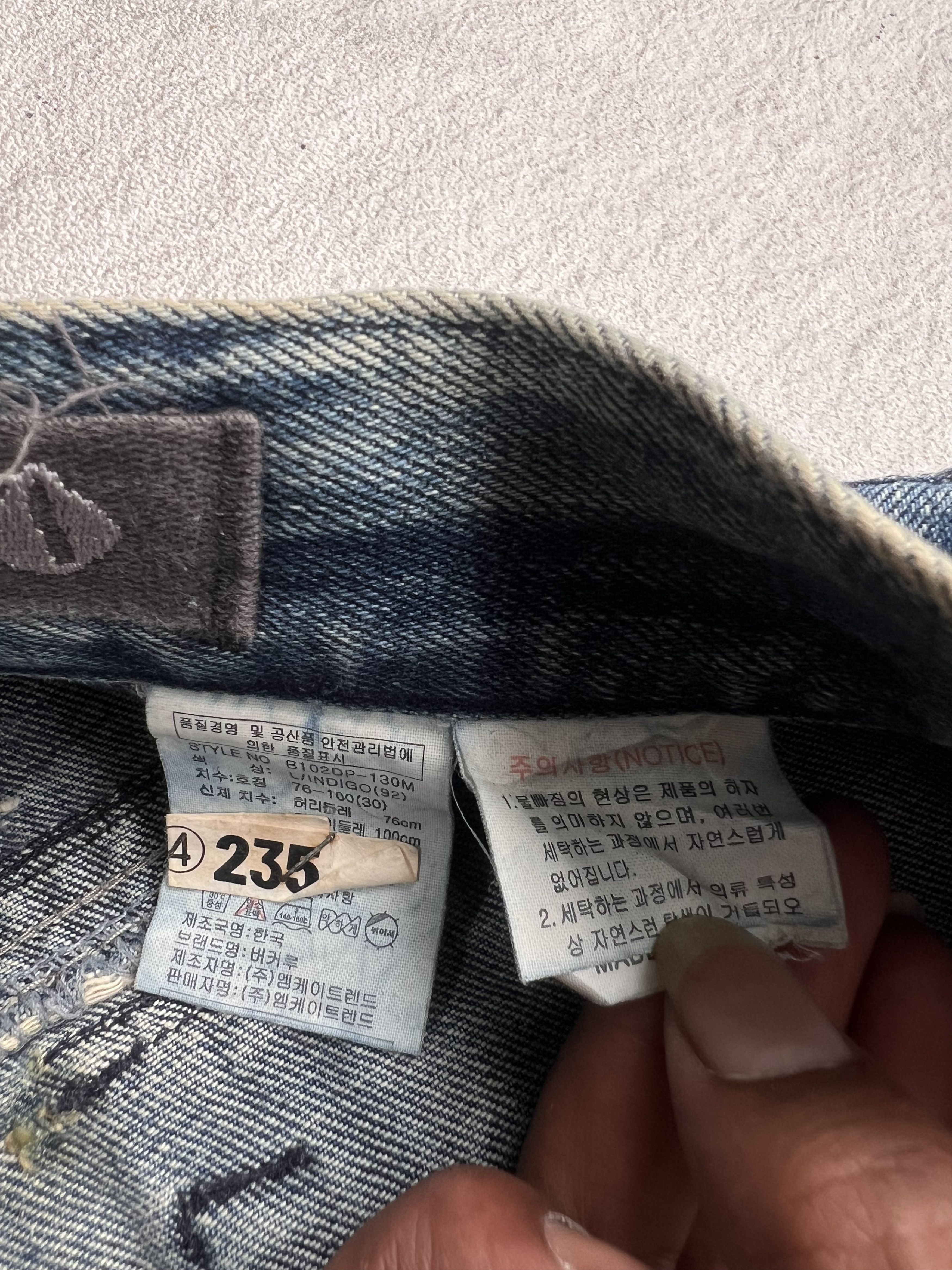 BUCKAROO 2000s Buckaroo Japanese Ripped Mudwash Jeans y2k Lgb Ifsix Size US 30 / EU 46 - 7 Thumbnail