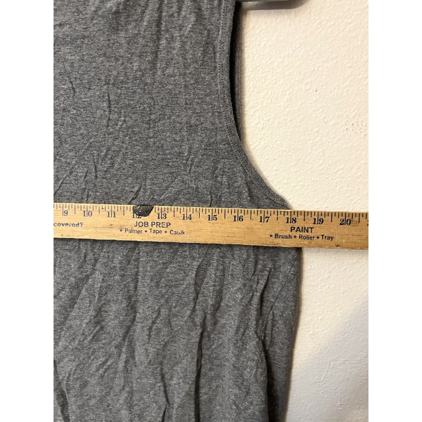 Vans VINTAGE Vans Off The Wall Gray Muscle Tank Top Adult Men M Rose Theme T-Shirt Men's Shirt - Size US M / EU 48-50 / 2 - 5 Thumbnail