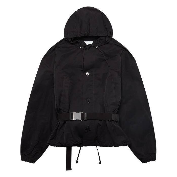 Bottega Veneta o1lv12m1024 Packable Tech Nylon Jacket in Black Size US L / EU 52-54 / 3 - 1 Thumbnail
