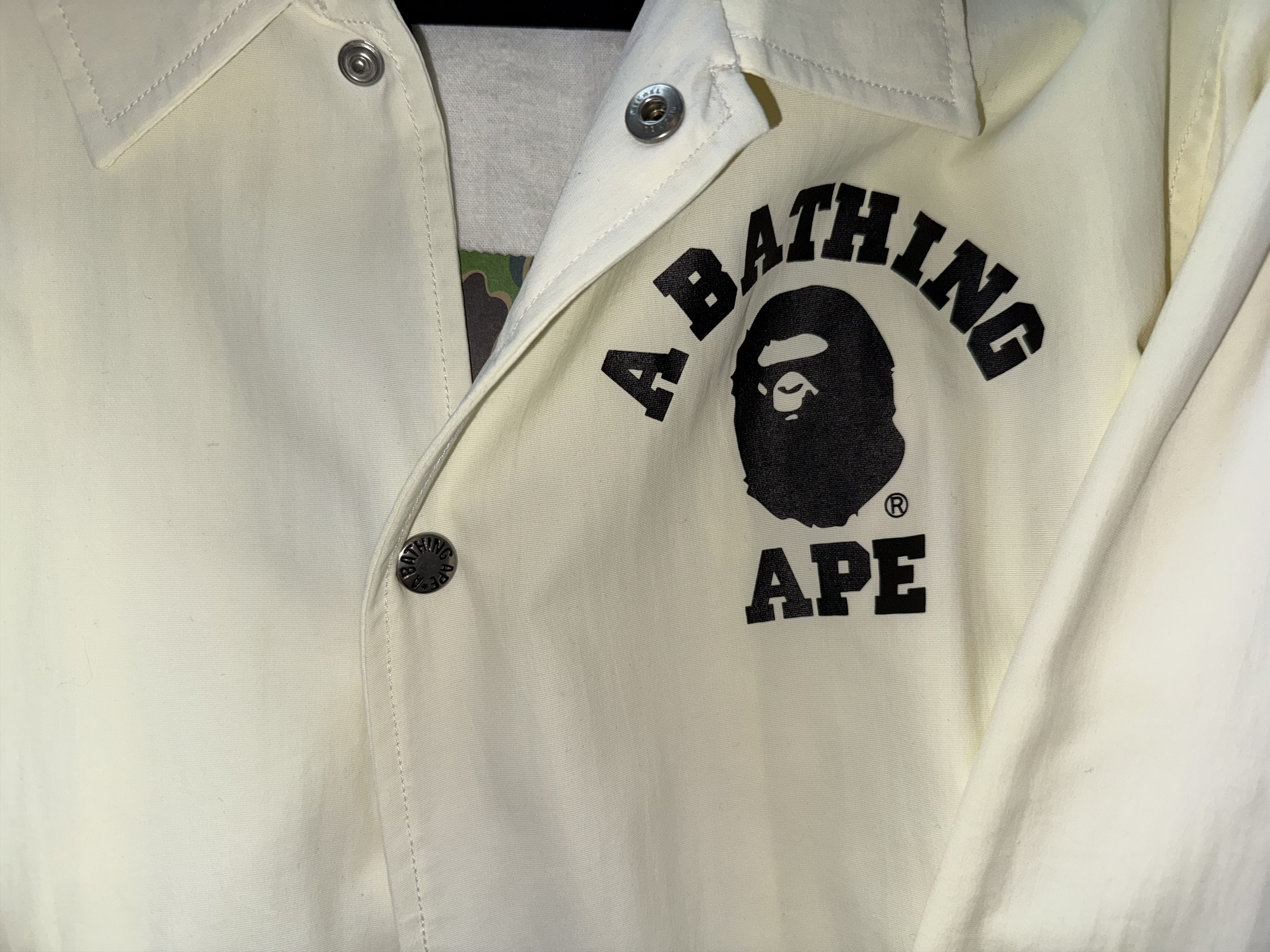 Bape Bape College Coach Jacket Size US XL / EU 56 / 4 - 5 Thumbnail