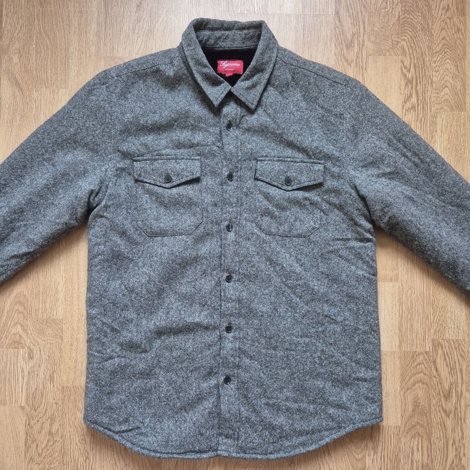 Supreme Supreme Magee Donegal Tweed Fleece Lined Overcoat Large 2011 Size US L / EU 52-54 / 3 - 3 Thumbnail