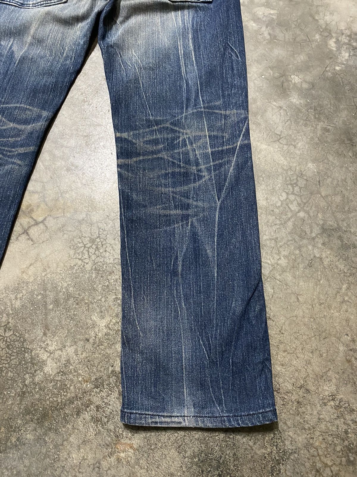 Edwin × Japanese Brand Baggy Jeans Japanese Edwin Distressed Size US 33 - 9 Thumbnail