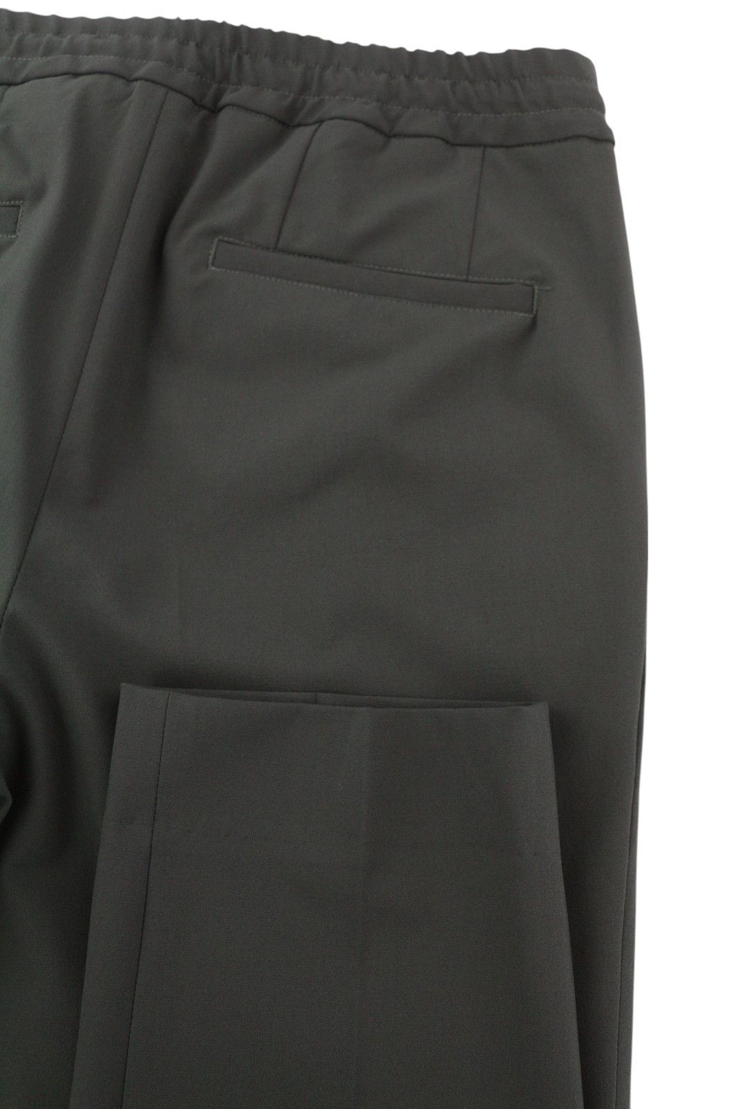 Tommy Hilfiger THFLEX W31 Khaki Plain Pleated Trousers 84999 Size US 31 - 5 Thumbnail
