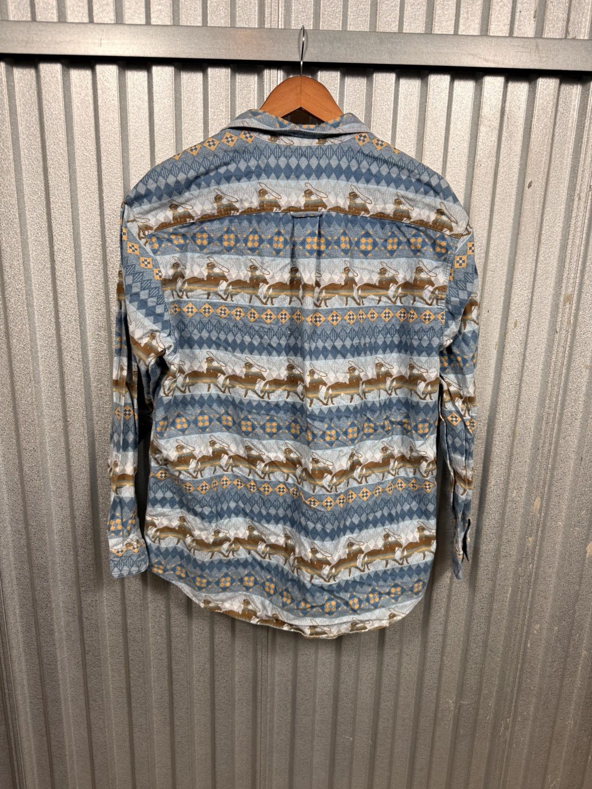 Cabelas Western Cabelas Cowboy Pattern Button Up Shirt Size US L / EU 52-54 / 3 - 8 Thumbnail