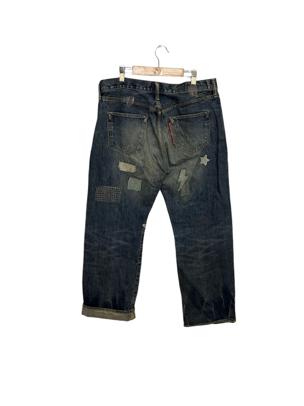 Japanese Brand Vintage Japanese Brand Over The Stripe Size US 34 / EU 50 - 8 Thumbnail