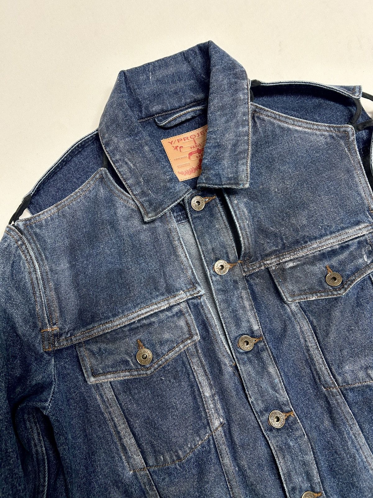 Y/Project SS2022 Peep Show Denim Jacket Size US XS / EU 42 / 0 - 9 Thumbnail
