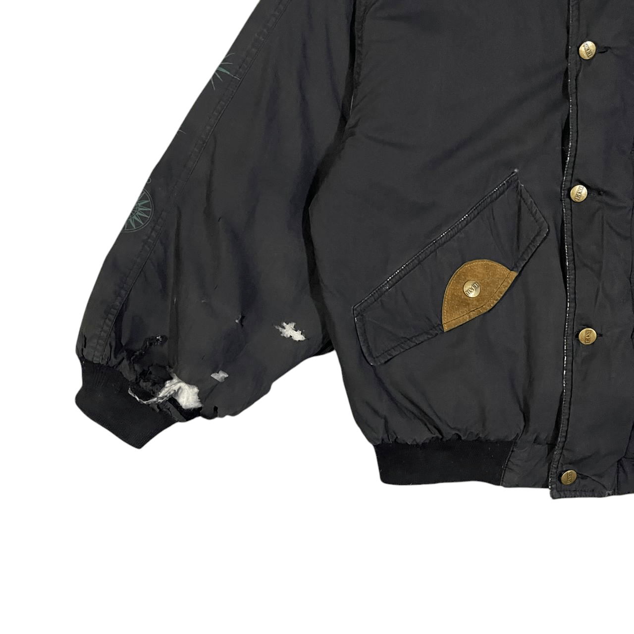 Used Future Vintage Used Hardware Bomber Jacket Thrashed Size US M / EU 48-50 / 2 - 4 Thumbnail