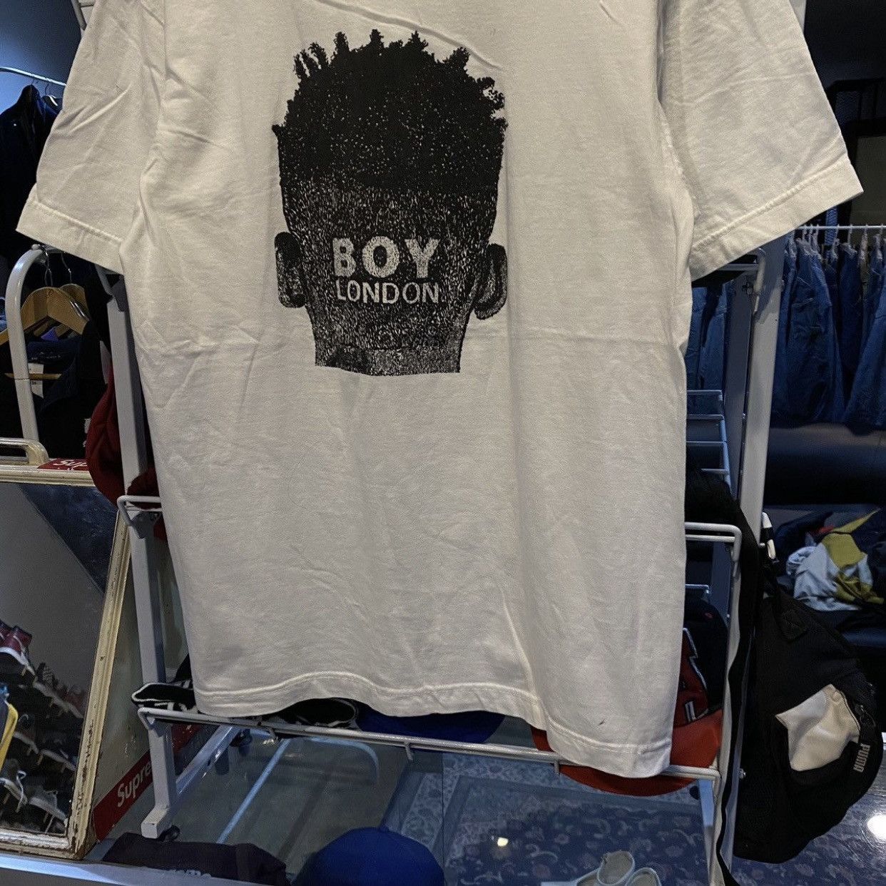 Boy London Vintage 90's Boy London "British Invention" Post-Punk TShirt Size US M / EU 48-50 / 2 - 4 Thumbnail
