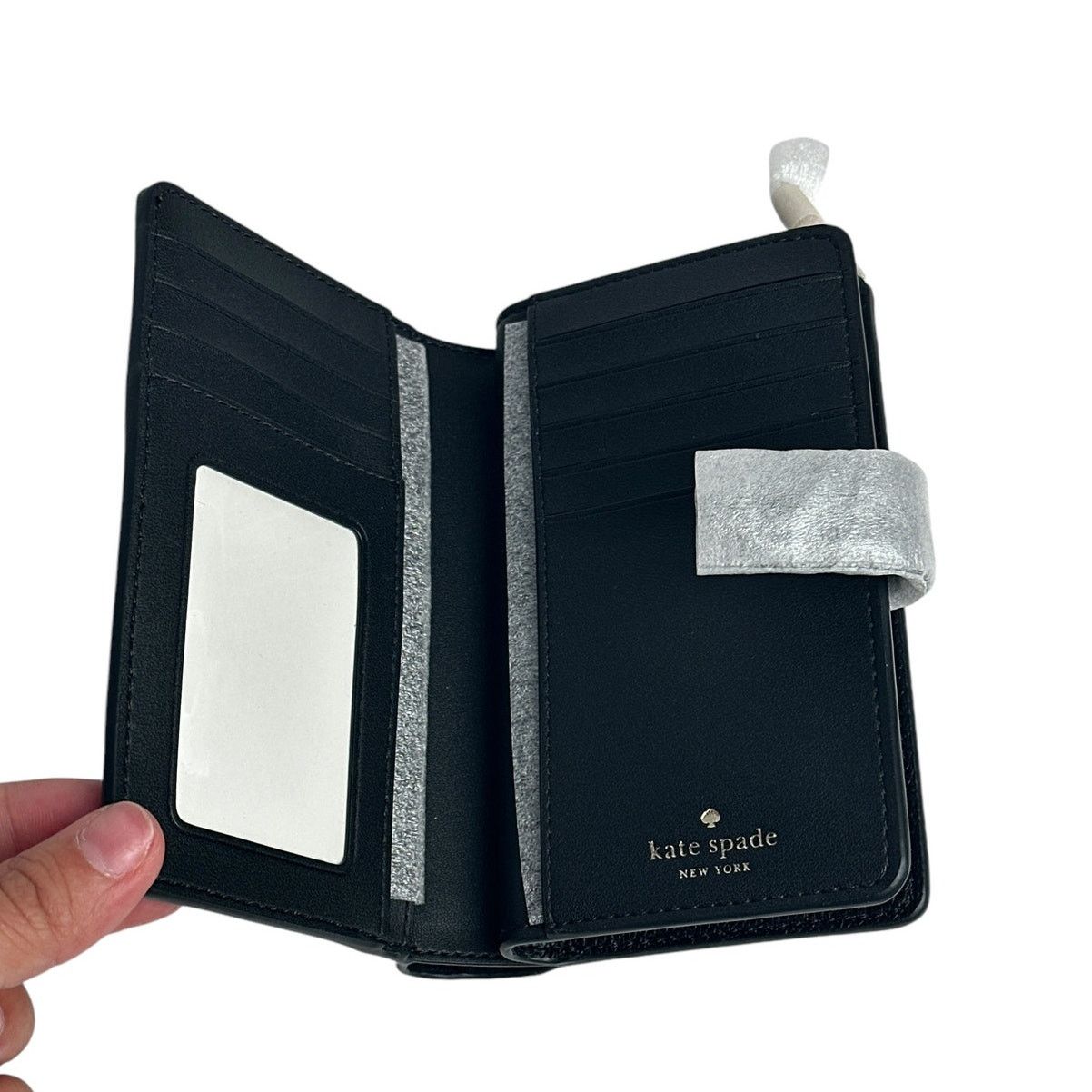 Kate Spade Kate Spade Pebbled Leather Medium Compact Bifold Wallet Size ONE SIZE - 3 Thumbnail