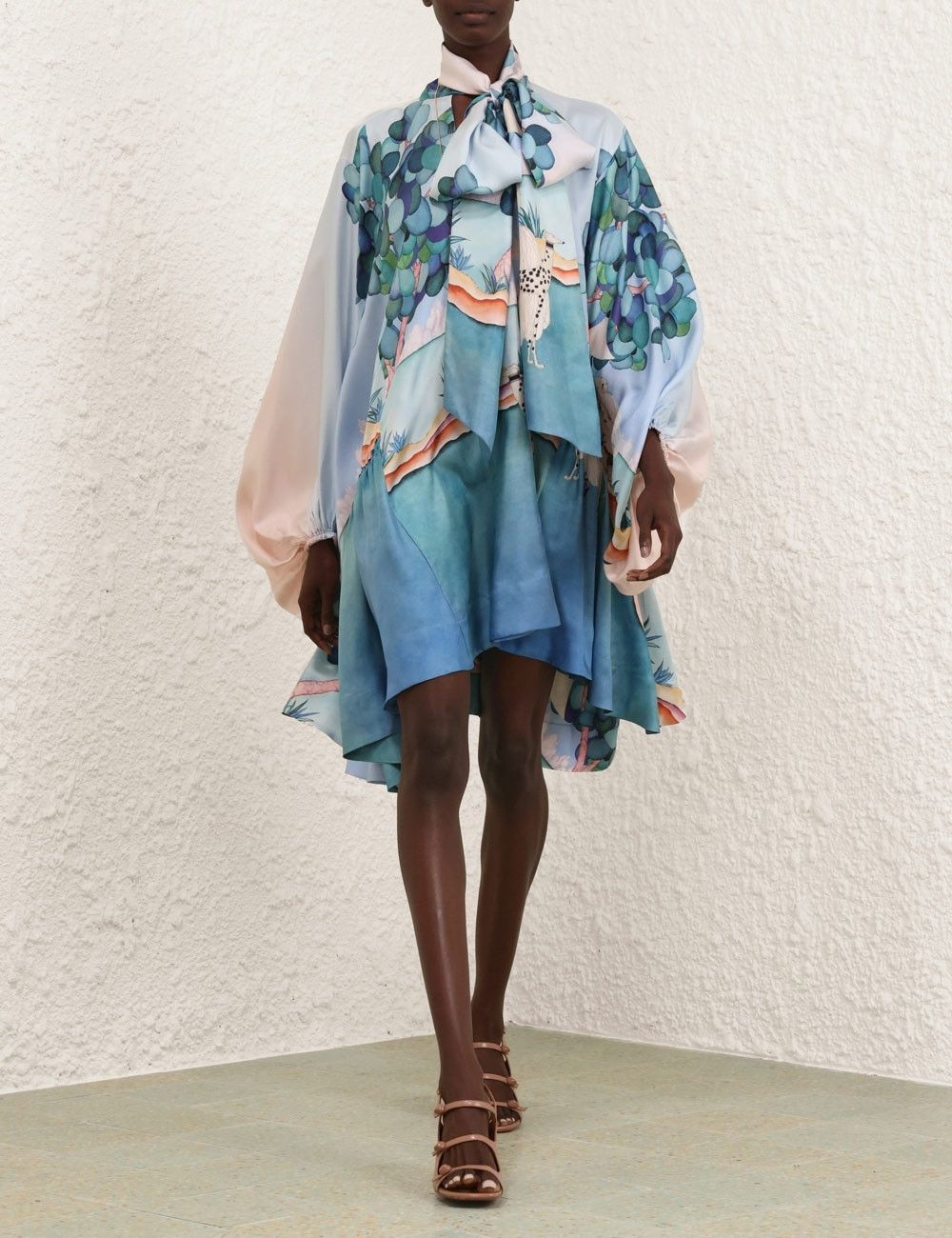 Zimmermann oc11z0725 Eden Billow Mini Dressin Multicolor Size XS / US 0-2 / IT 36-38 - 4 Thumbnail