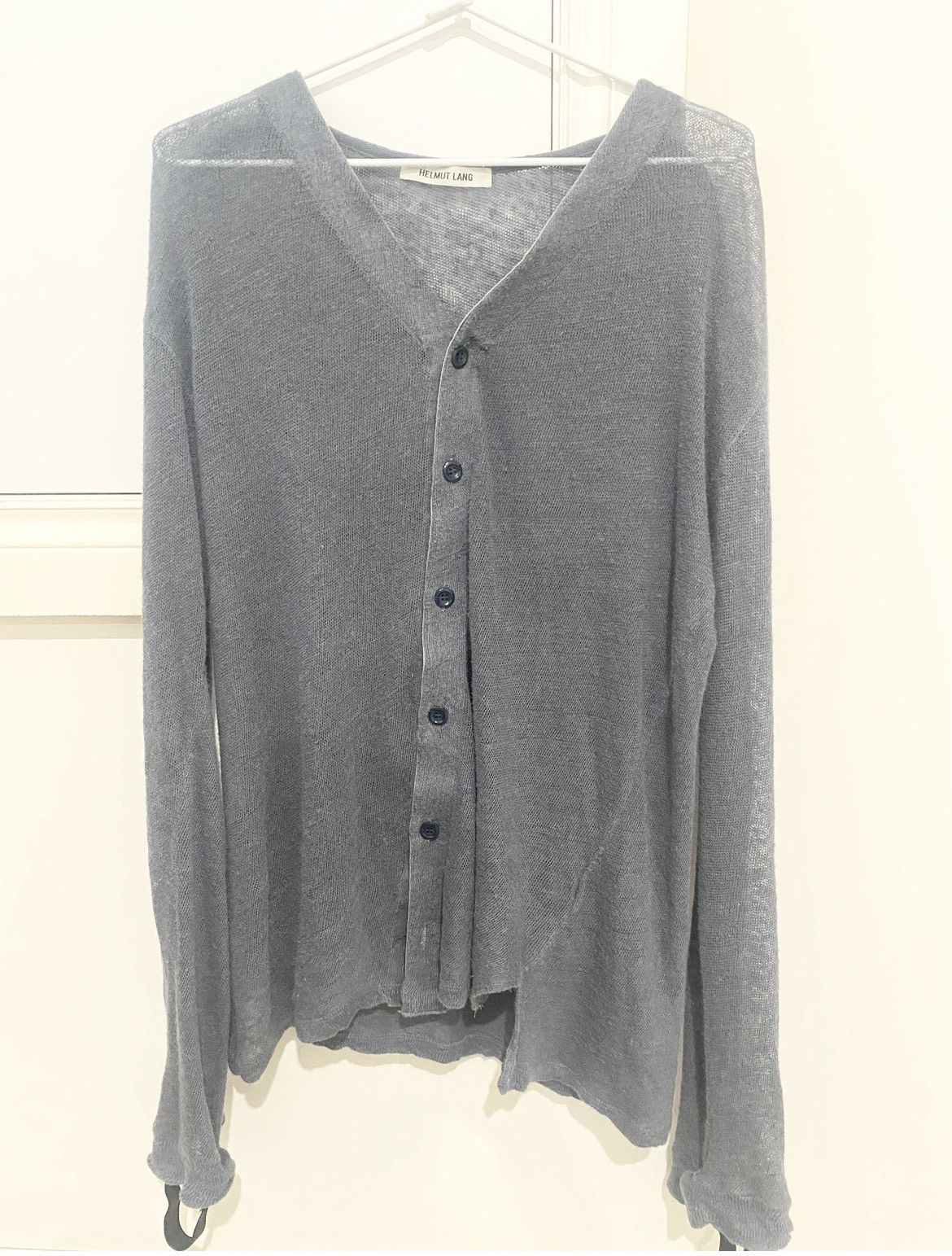 Helmut Lang Helmut lang linen cardigan Size US M / EU 48-50 / 2 - 1 Thumbnail