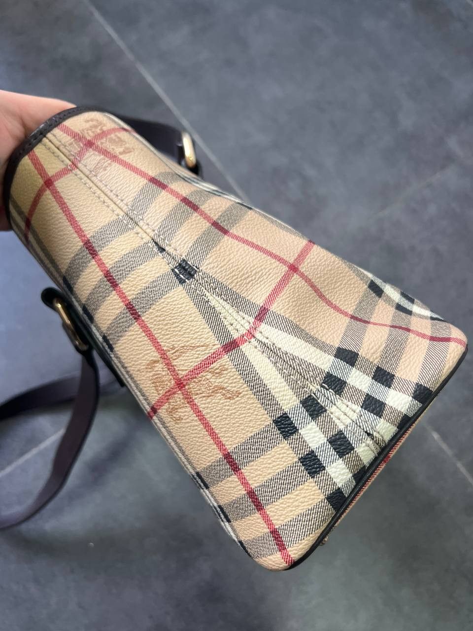 Burberry Burberry Haymarket nova check shoulder bag Size ONE SIZE - 5 Thumbnail