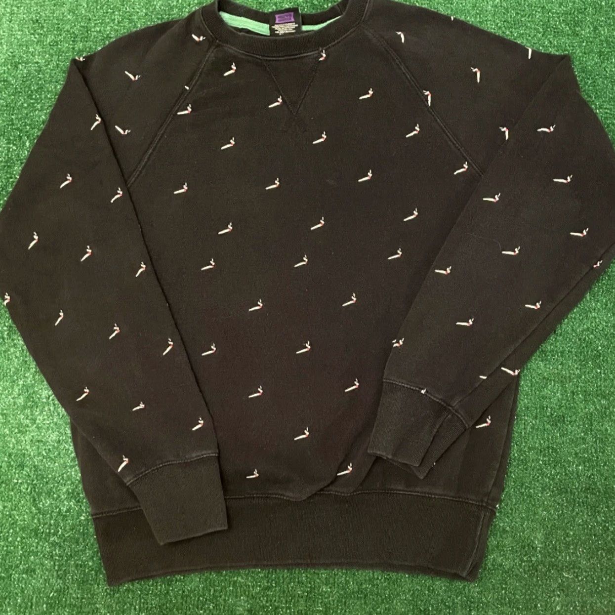 Vintage VINTAGE The Smokers Club World Wide Rollers 420 Embroidered Joint Crewneck Sweater Small Size US S / EU 44-46 / 1 - 5 Thumbnail