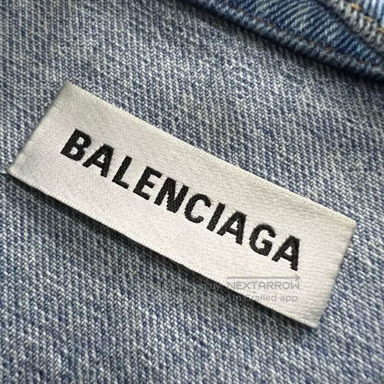 Balenciaga Balenciaga Moss printed denim jacket Size XS / US 0-2 / IT 36-38 - 3 Thumbnail